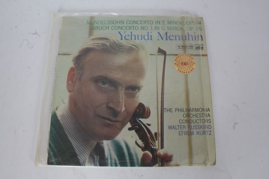 Yehudi Menuhin - Concerto In E Minor, Op. 64 / Concerto No.1 In G Minor, Op. 26 ( ASD 334 )