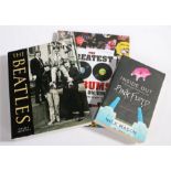 3 x Music related books. The Beatles Unseen. The Greatest Albums To Own On Vinyl. Inside Out A