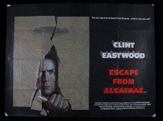 Escape from Alcatraz, (1979) British Quad poster, Starring Clint Eastwood, Paramount Pictures,