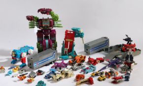 Collection of Transformer toys, to include Hasbro examples and Optimus Prime with trailer (qty)