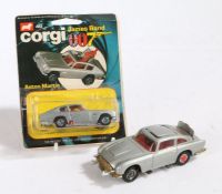 Corgi James Bond Aston Martin, 1979, Mettoy, in original box but opened, together with one other
