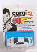 Corgi Junior 007 James Bond Lotus Esprit 60, card backed