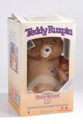 1985 Worlds of Wonder 'Teddy Ruxpin', distributed by Mattel, in original box with tape and book