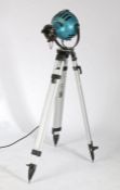 Furse stage/spot light, circa 1960's, with tripod base, approx. 127cm tall