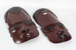 Two Hagenauer style African masks