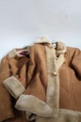 Ladies Klass wool coat (large), and a Richard Draper sheepskin coat (2)