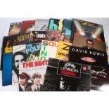 A good collection of approx. 20 LPs. Roxy Music / David Bowie / The Police / Elvis Costello / etc.