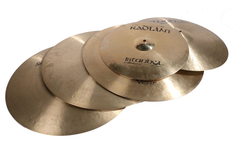 5x Istanbul Mehmet handmade cymbals from Turkey