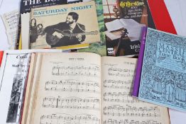 A collection of Traditional music tune books/ sheet music. Irish, English, Scottish, French, etc.