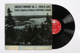 Sibelius - Symphony No. 5 / Karelia Suit ( SB.2068 , UK first stereo pressing, 1960, VG+)