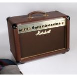 Marshall Acoustic AS50R Soloist 50 watt amplifier with custom amp cover.