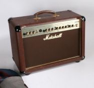 Marshall Acoustic AS50R Soloist 50 watt amplifier with custom amp cover.