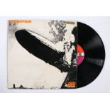 Led Zeppelin - Led Zeppelin ( 588171 , UK pressing, red / plum labels, orange lettering)