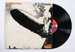 Led Zeppelin - Led Zeppelin ( 588171 , UK pressing, red / plum labels, orange lettering)
