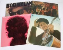 4x Bob Dylan LPs - Nashville Skyline / Historical Archives Volume 1 / The Basement Tapes / Infidels
