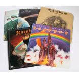 5x Rainbow LPs - Rainbow - Long Live Rock 'N' Roll / Rising / Richie Blackmore's Rainbow / etc.