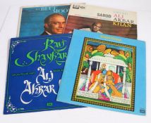 4x Indian Classical/ Bollywood LPs to include Ustad Ali Akbar Khan - Sarod ( EASD 1310 )