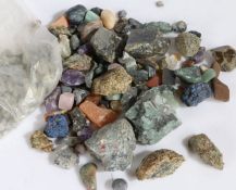 Very Large and extensive collection of mixed mineral specimens to include Turquoise, Rose Quartz etc
