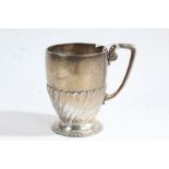 Victorian silver christening cup, London 1896, maker Wakely & Wheeler (James Wakely & Frank Clarke