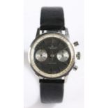 Breitling Top Time gentleman's stainless steel wristwatch, ref. 2002, circa 1965, the signed black
