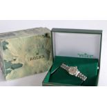 Rolex Oyster Perpetual stainless steel ladies wristwatch, ref. 6719, case no.3769550, circa 1974,