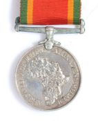 Second World War Africa Service Medal (546240 J.C.J. CORNELIUS), awarded to Union (South Africa)