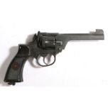 Enfield .38 revolver, serial number P1046, deactivated in 2022 to current specifications and comes