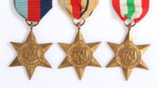 Second World War group of medals, 1939-1945 Star, Africa Star, Italy Star, (3)