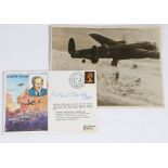 First Day Cover 'Flown in the last Lancaster of the Royal Air Force, KM-B PA 474 on a special flight