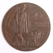First World War Memorial Plaque (FREDERICK DOREY) records show 31794 Private Frederick Dorey of 14th