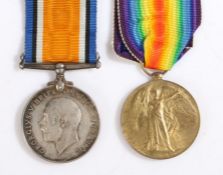 First World War pair of medals, 1914-1918 British War Medal and Victory Medal (1789 SPR. D.