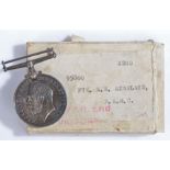 1914-1918 British War Medal (95800 PTE. E. E. KIRKLAND. R.A.M.C.)  records show Private Ernest