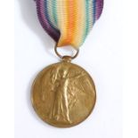 First World War Victory Medal (28284 PTE. A.T. BROOKS. ESSEX R.) records show private Arthur