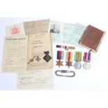 Second World War grouping to 10570297 Corporal Edwin Eagles of the Royal Army Ordnance Corps,