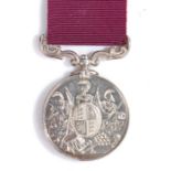 Victorian British army Long Service and Good Conduct Medal (49th BDE. 147. PTE. T. CORNELIUS 2-7th