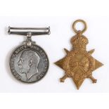 First World War pair of medals,1914-15 Star (SISTER M.B. EVERETT. Q.A.I.M.N.S.R.) and 1914-1918