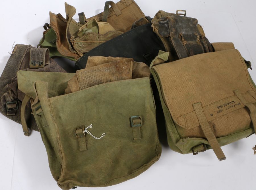 Quantity of British 1937 Pattern Equipment including Large Pack, Small Packs, pouches, gaiters,