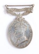 George VI Efficiency Medal, Territorial (2048087 GNR. E.J. HILTON. R.A.)