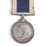George V Royal Navy Long Service and Good Conduct Medal (M/26575 G.S. EDWARDS. E.A.2. H.M.S.
