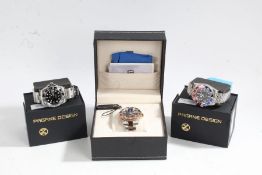 Two Pagane fashion watches, Pagani fashion watch, boxed (3)