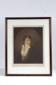 After Henry Raeburn, William Ferguson of Kilrie, coloured mezzotint, 44cm by 35.5cm (17.5in by