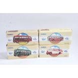 Three Corgi Classic Commercials, 97196 AEC Regal Stanley Field, 97171 Burlingham Seagull Neath &