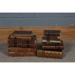 A collection of fine bindings, leather and gilt tooled