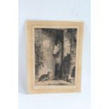 E.N.Donnard 'To Be Sold' Etching, on wove, signed in pencil, with full margins, 250 x 175mm (9 7/8 x