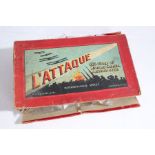 L'Attaque the game of military tactics a rival to chess, c1915-16, a graphic WW1 game with 72