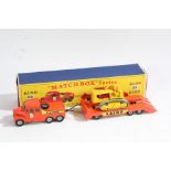 Matchbox Series King K-8 Tractor and Transporter, by Lesney, boxed MB COLLECTED 6/1/22 K8