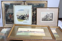 F E Stowe, 'At Amberley, Sussex' & 'A Patch Near Lewes, Sussex', both signed, pair of watercolours