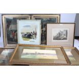F E Stowe, 'At Amberley, Sussex' & 'A Patch Near Lewes, Sussex', both signed, pair of watercolours