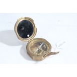 Stanley of London brass cased pocket compass
