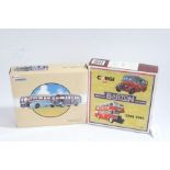 Limited Edition Corgi Barton Bus set, 1908-1989, and 97053 Corgi Burlingham Seagull/AEC Regal York